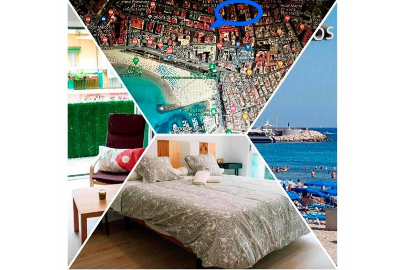 Centralmar Centro Superior Apartaments Benidorm Bagian luar foto